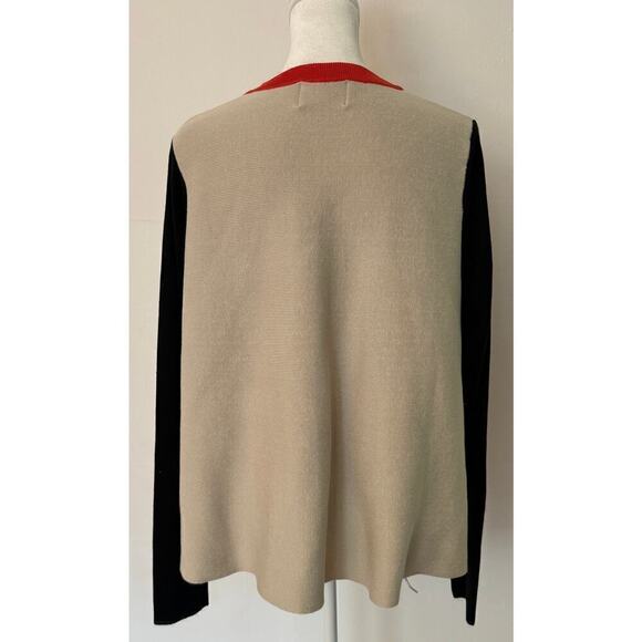Compania Fantastica Fine Knit Color Block Sweater Size S (designer oversized) - Picture 3 of 4